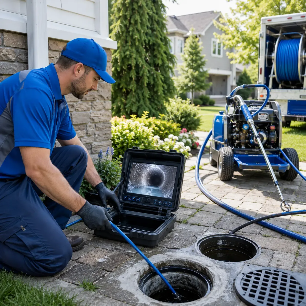 Outdoor drain cleaning professionals serving Muddy, IL